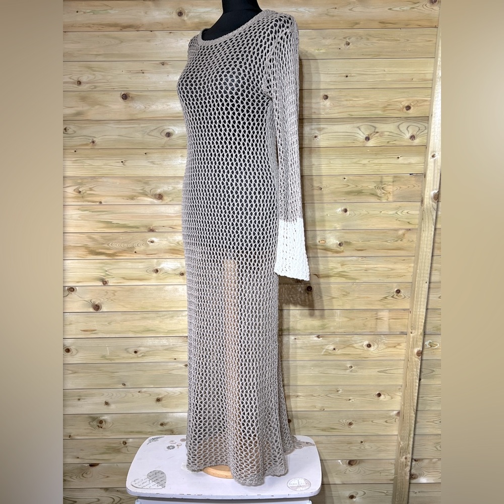Zara Crochet maxi cover up beach dress - Picture 3 of 10